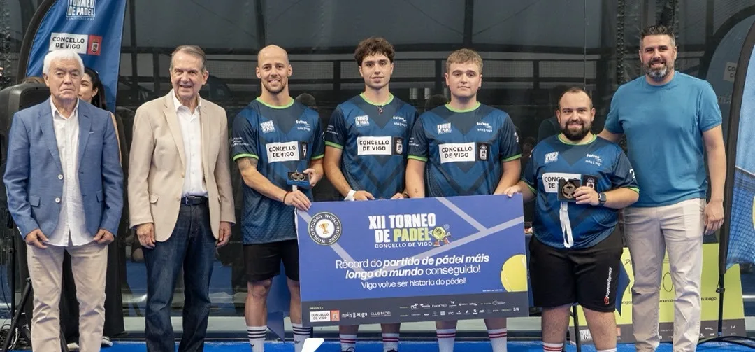41h de padel sans quitter la piste 4 espagnols pulvérisent le record du monde a Vigo