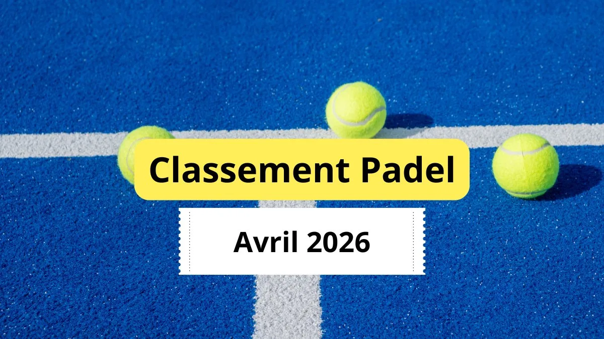 classement padel france avril 2026