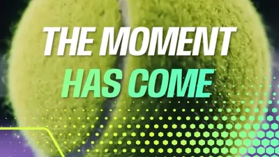 Visuel officiel de l'annonce Hexagon Cup 2027 : balles de padel et slogan The Moment Has Come