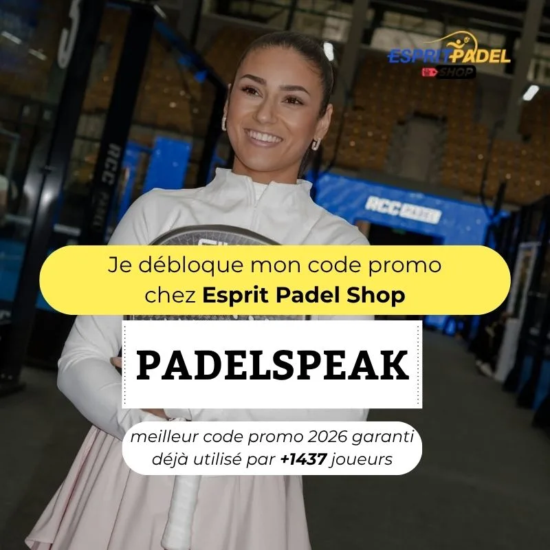 code promo esprit padel shop PADELSPEAK